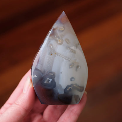Swazi Agate Freeform | Mozambique Agate Crystal Flame