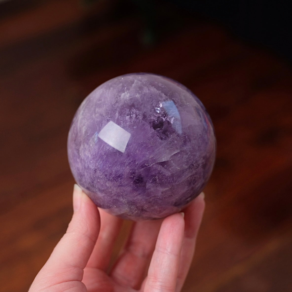 Large Amethyst Sphere | Amethyst Crystal Sphere