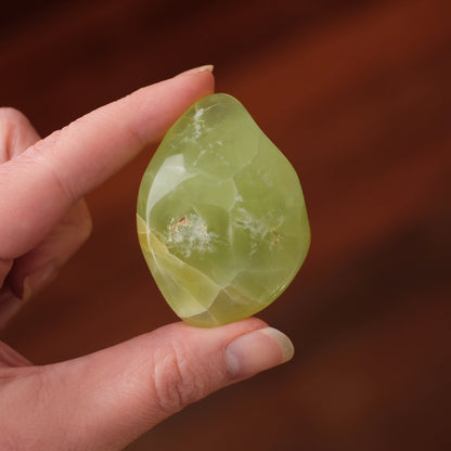 Australian Prehnite Freeform | Polished Prehnite Crystal