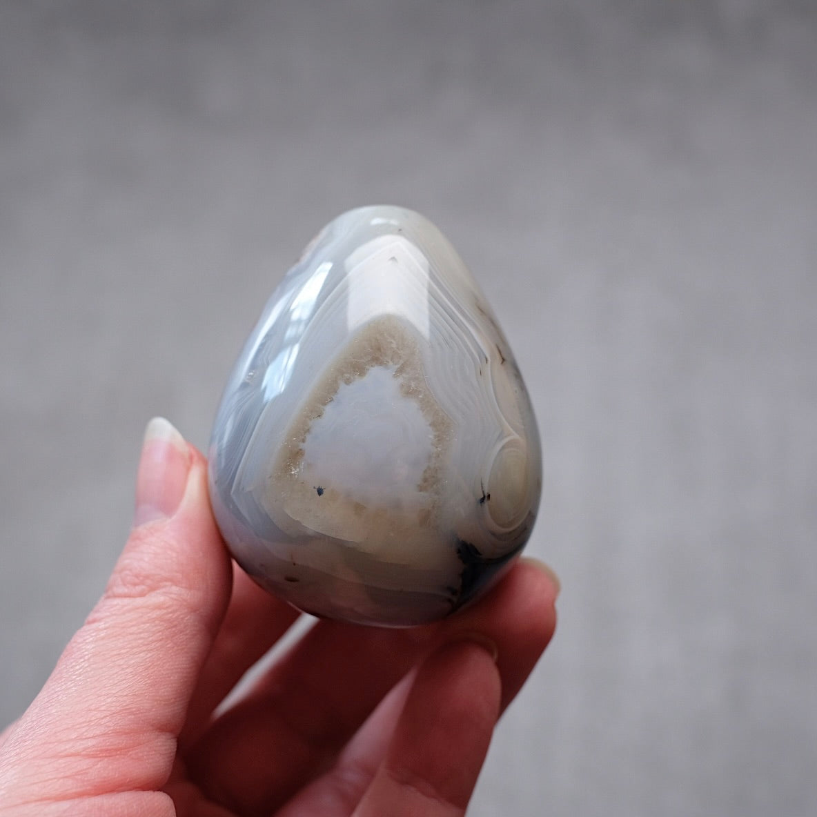 Agate Egg | Dendritic Agate Crystal Egg