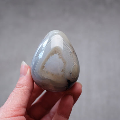 Agate Egg | Dendritic Agate Crystal Egg