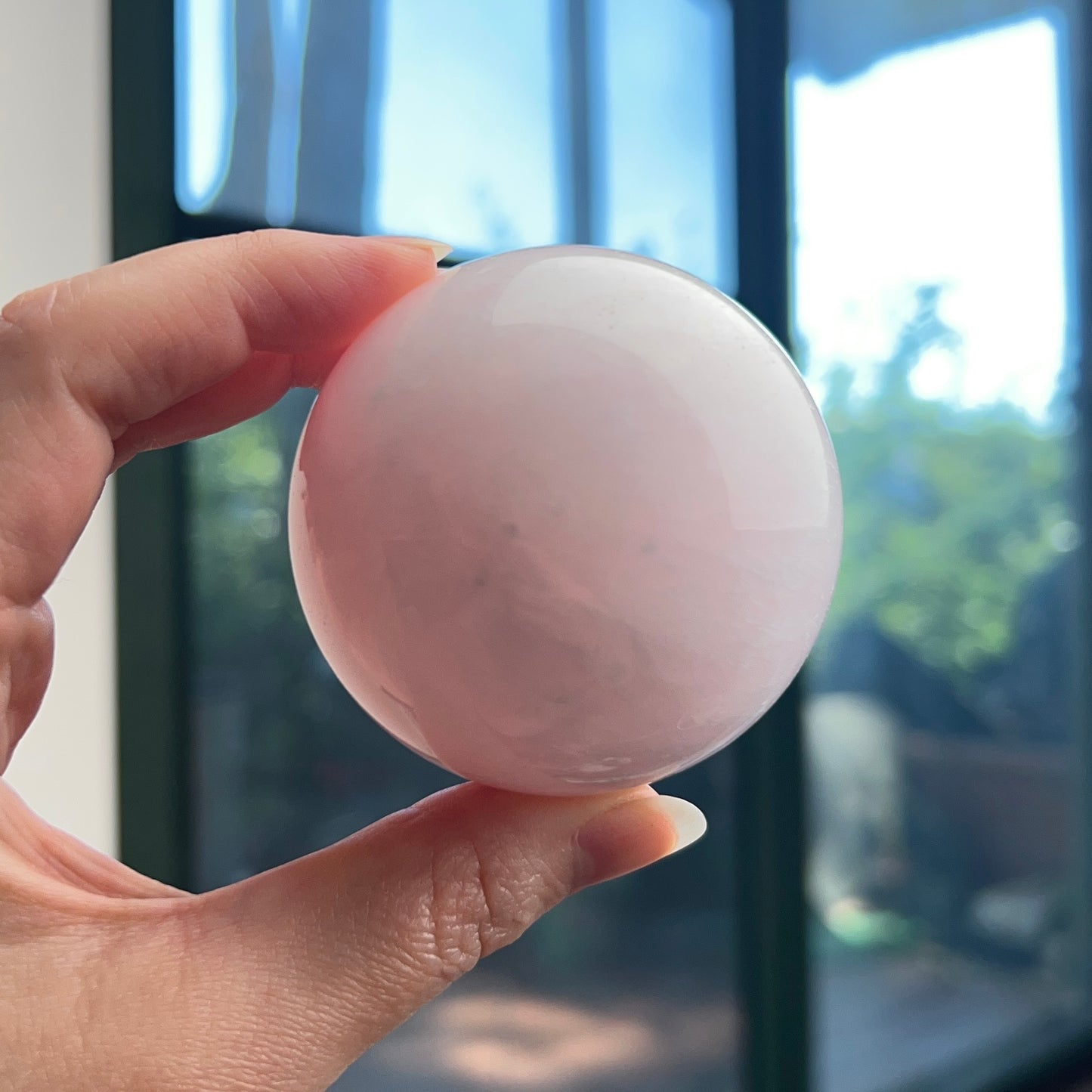 Pink Aragonite Sphere | Aragonite Crystal Sphere