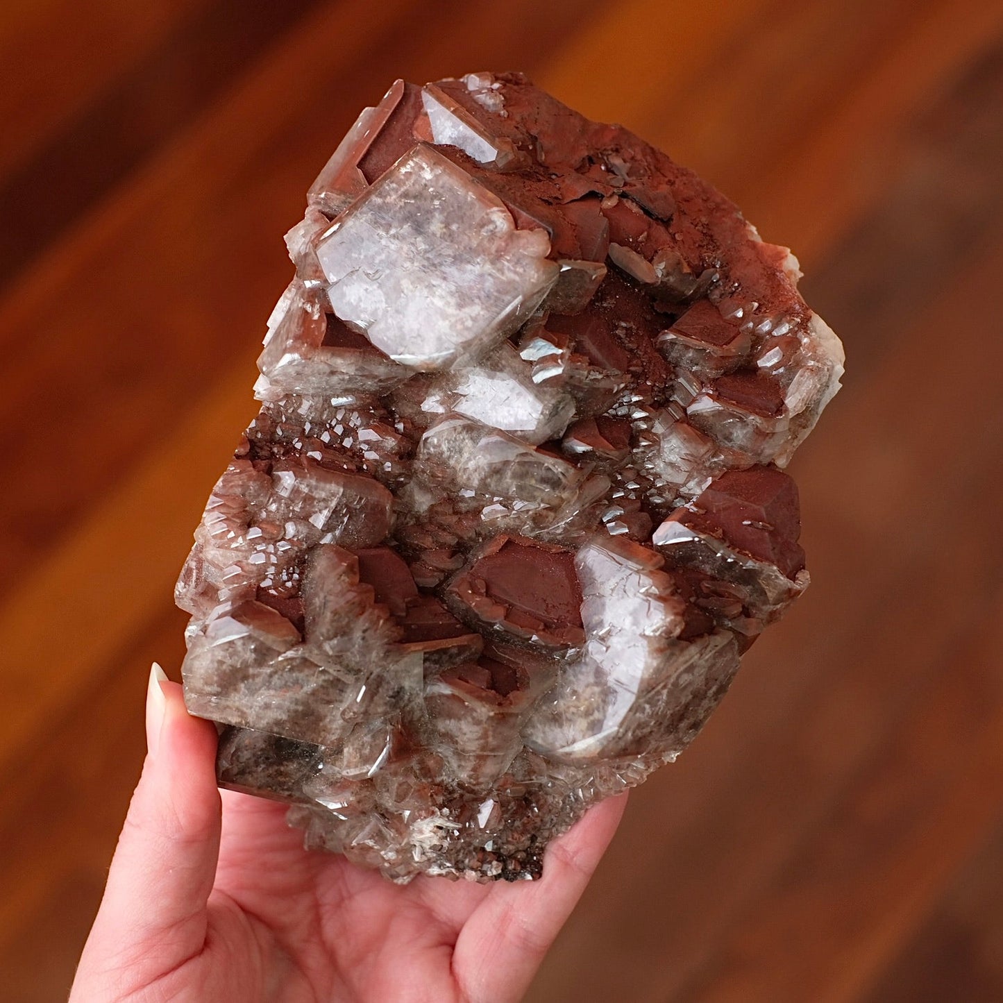 Chocolate Calcite Specimen | Calcite Crystal Cluster