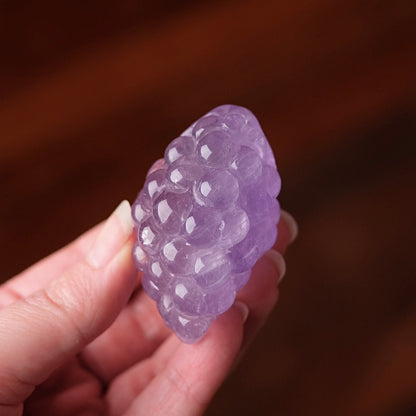 Gemmy Amethyst Grape Cluster Carving | Amethyst Crystal Carving