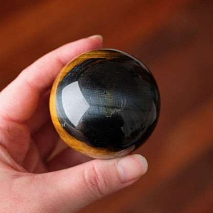 Blue Tiger Eye Sphere | Hawks Eye Crystal Sphere