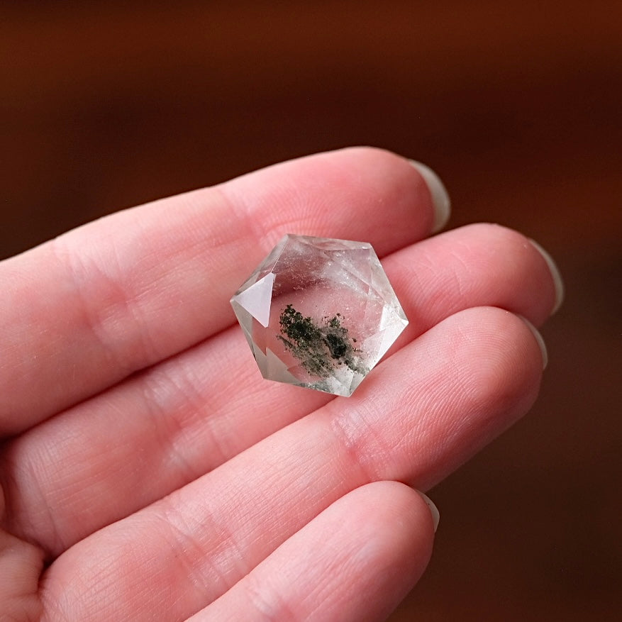 Chlorite Quartz Hexagon | Crystal Jewel | Star of David