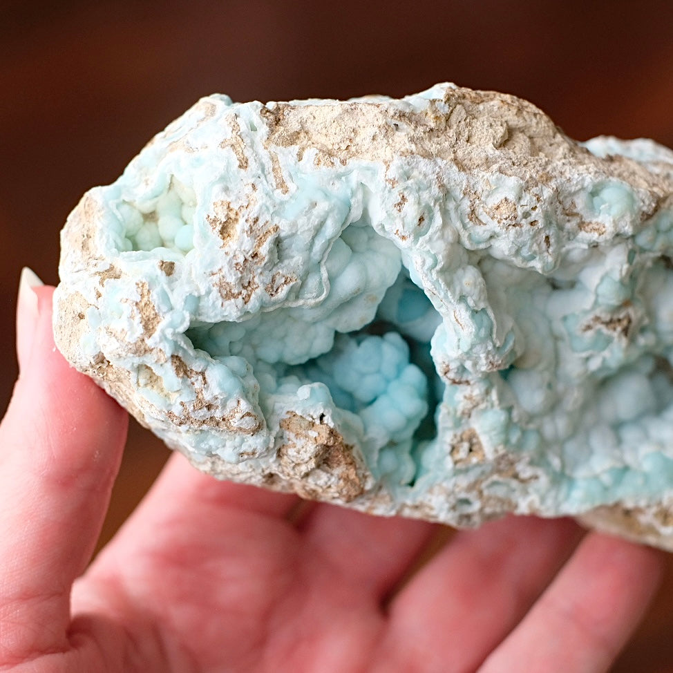 Hemimorphite Specimen | Raw Hemimorphite Crystal Cluster