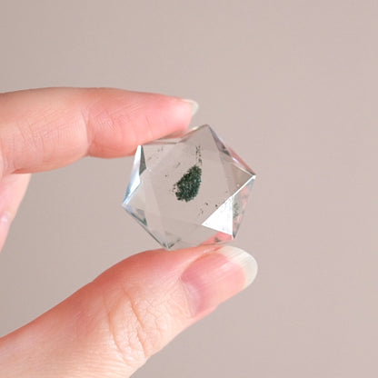 Chlorite Quartz Hexagon | Crystal Jewel | Star of David