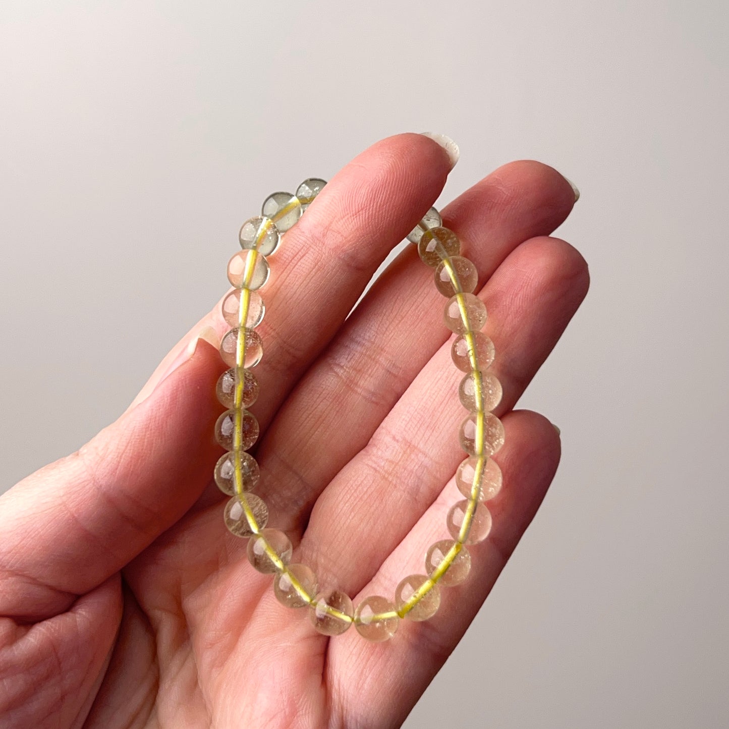 Libyan Desert Glass Bracelet | Crystal Stretch Bracelet