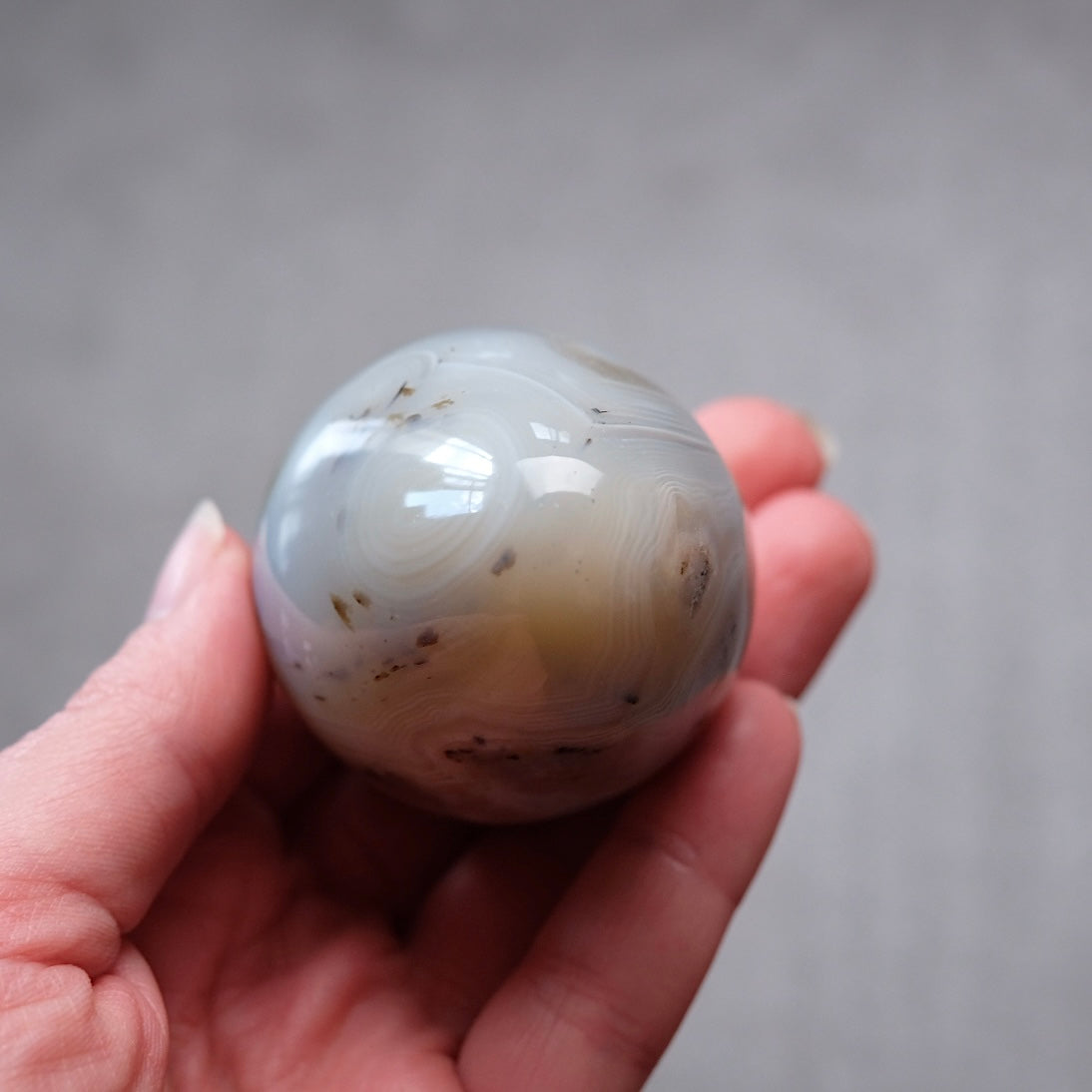 Agate Egg | Dendritic Agate Crystal Egg