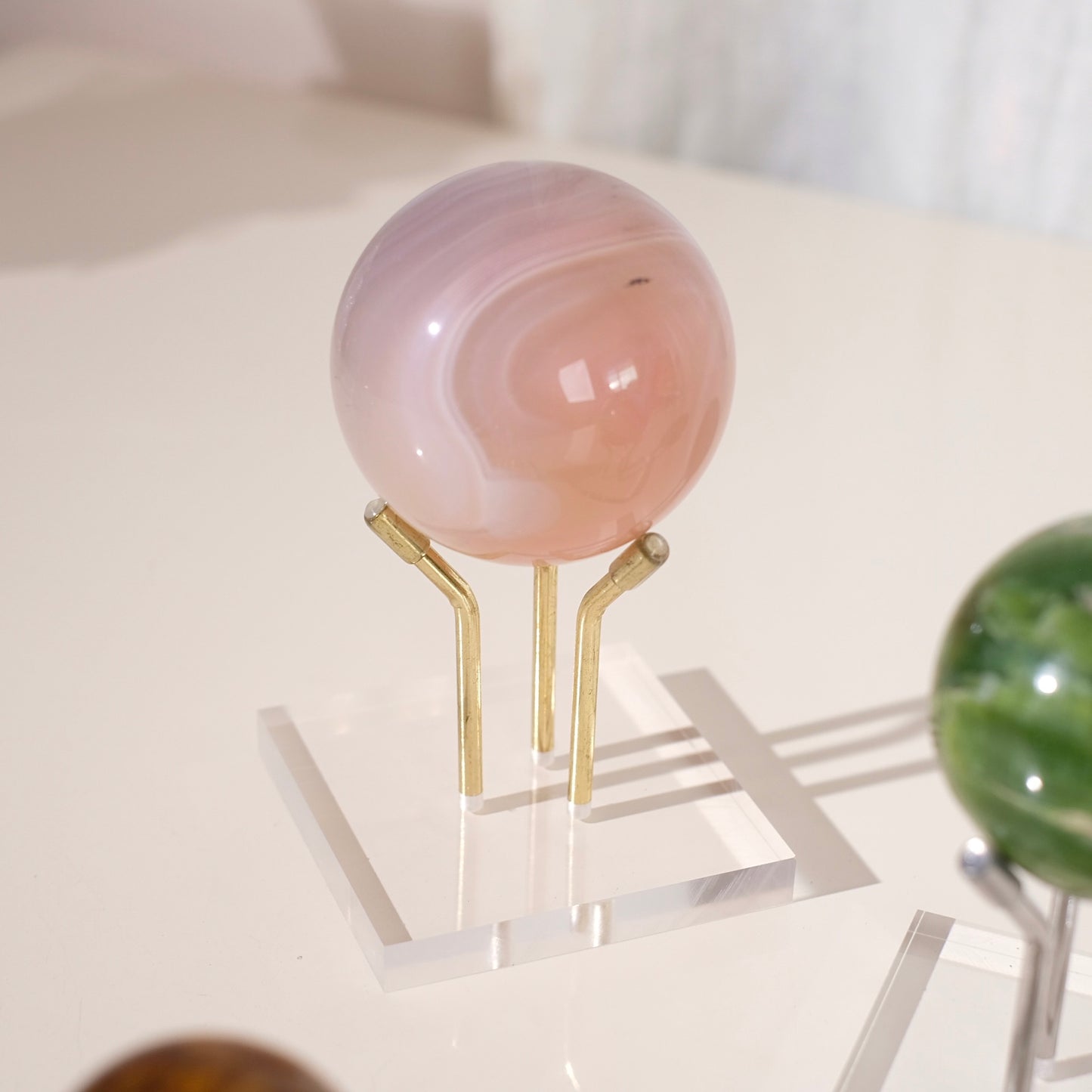 Acrylic Crystal Sphere Stand | Crystal Display Stand