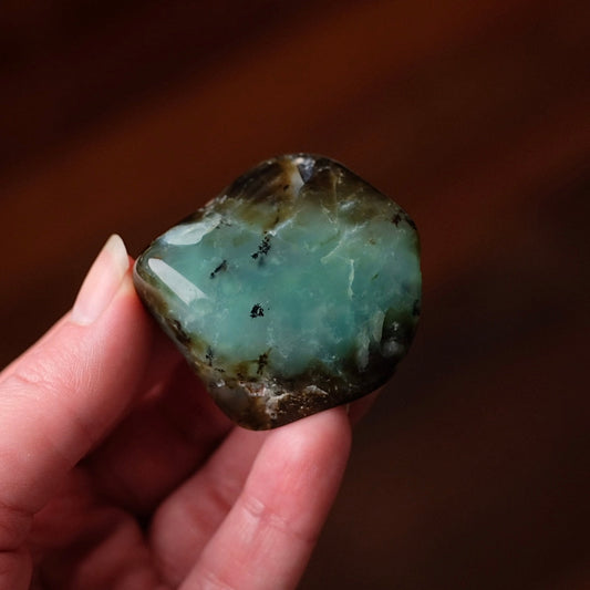 Australian Chrysoprase Freeform | Polished Chrysoprase Crystal