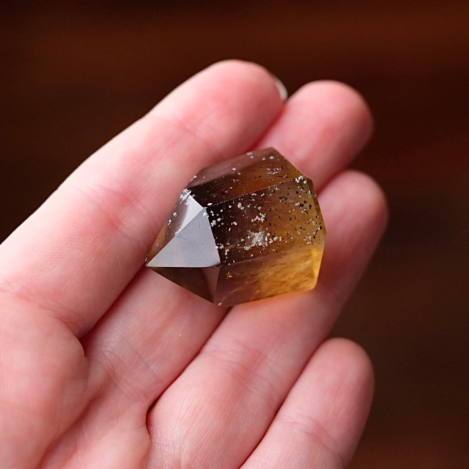 Rare Harlequin Citrine Point | Natural Cognac Citrine Crystal Tower