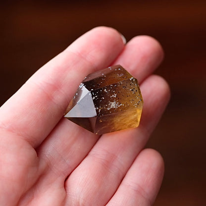 Rare Harlequin Citrine Point | Natural Cognac Citrine Crystal Tower