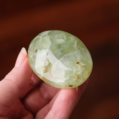 Prehnite Palm | Prehnite Crystal Palm