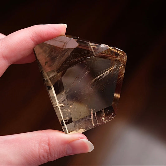 Golden Rutile Quartz Freeform | Gold Rutilated Quartz Crystal