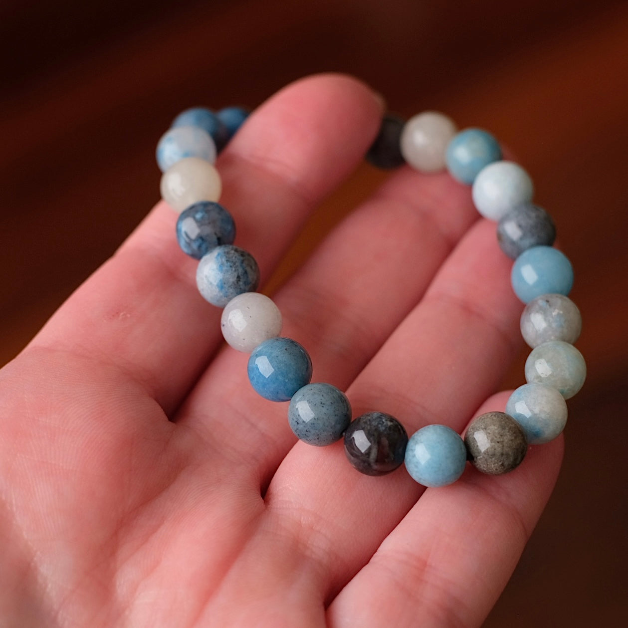 Trolleite Bracelet | Blue Trolleite Crystal Bracelet