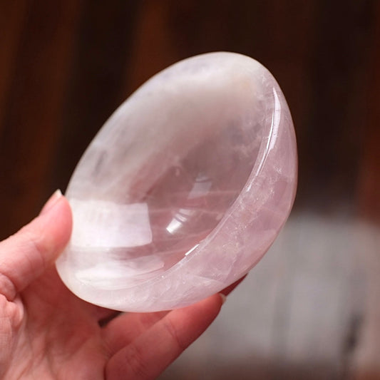 Rose Quartz Bowl | Crystal Bowl | Crystal Dish