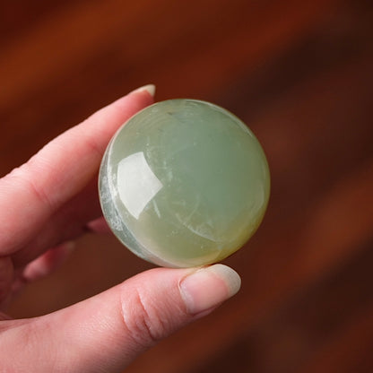 Lemurian Aquatine Calcite Sphere | Blue Onyx Crystal Sphere