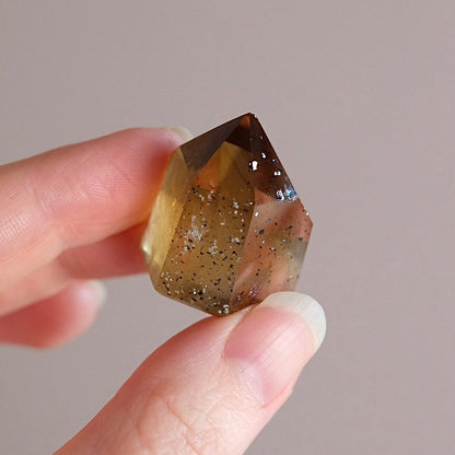 Rare Harlequin Citrine Point | Natural Cognac Citrine Crystal Tower