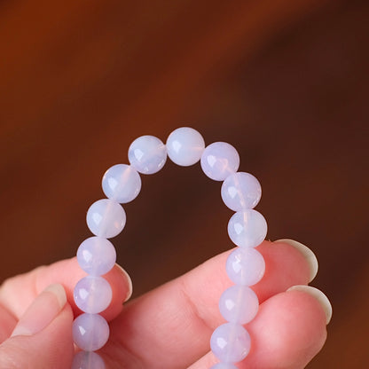 Lavender Moon Quartz Bracelet | Crystal Stretch Bracelet