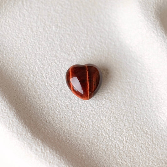 Red Tigers Eye Heart | Mini Tiger Eye Crystal Heart