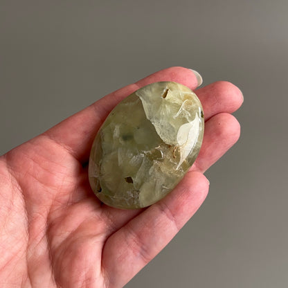 Prehnite Palm | Prehnite Crystal Palm