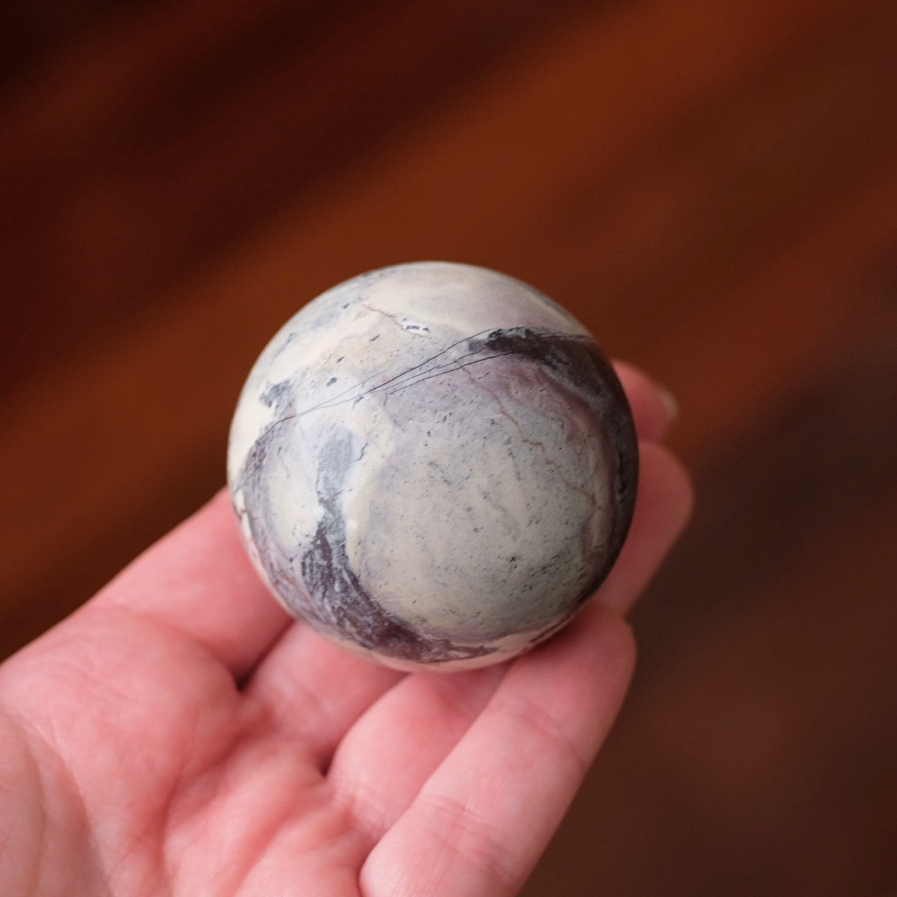 Porcelain Jasper Sphere | Rare Jasper Crystal Sphere