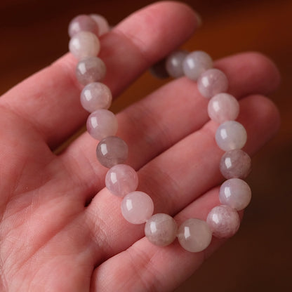 Lavender Rose Quartz Bracelet | Crystal Stretch Bracelet