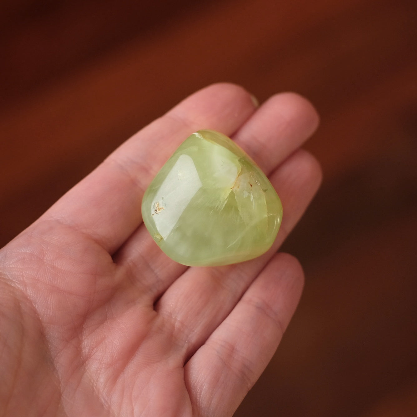 Australian Prehnite Freeform | Polished Prehnite Crystal