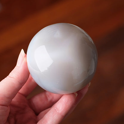 Banded Agate Sphere | Striped Agate Crystal Sphere