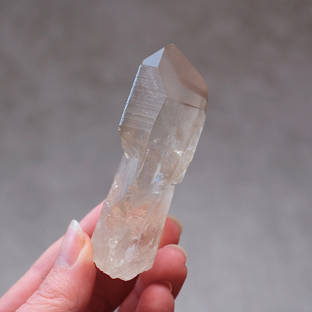 Smokey Lemurian Quartz Point | Lemurian Crystal Point With Keys