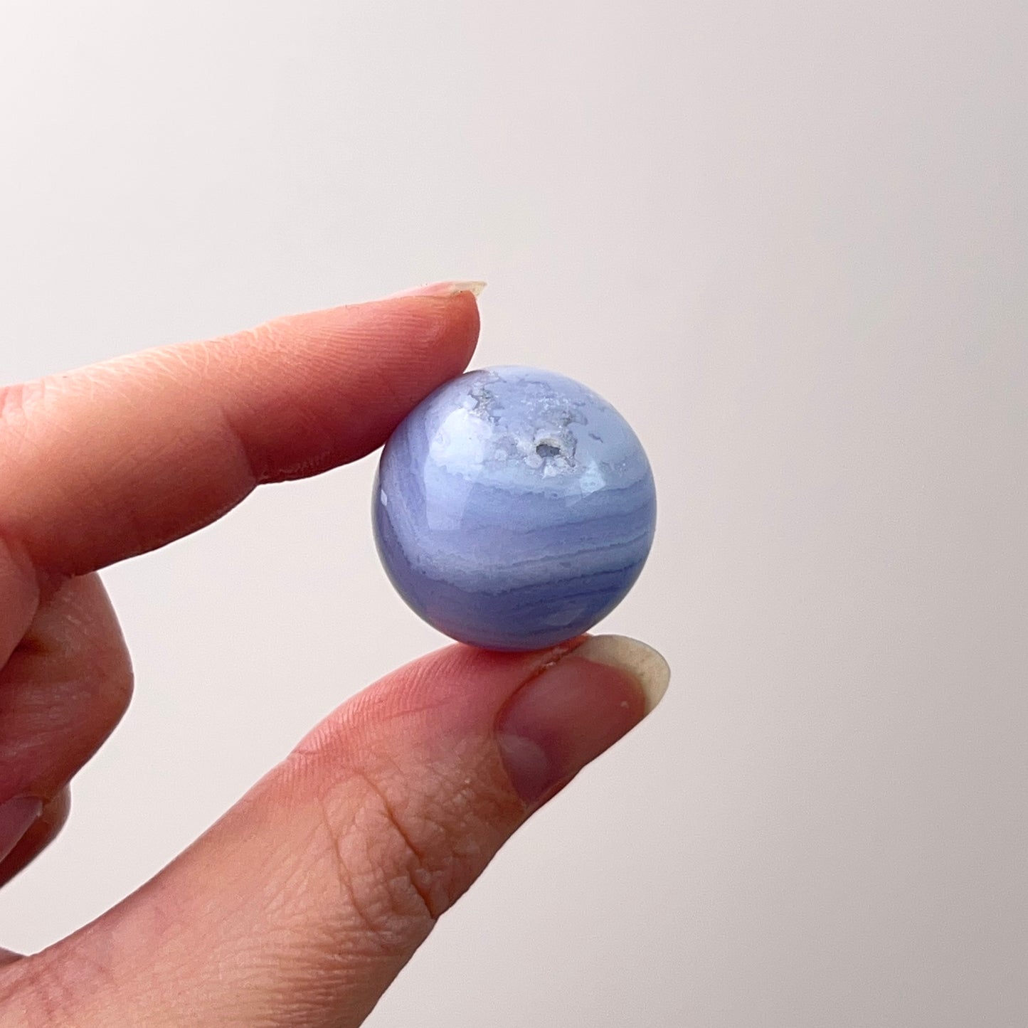 Blue Lace Agate Sphere | Lace Agate Crystal Sphere