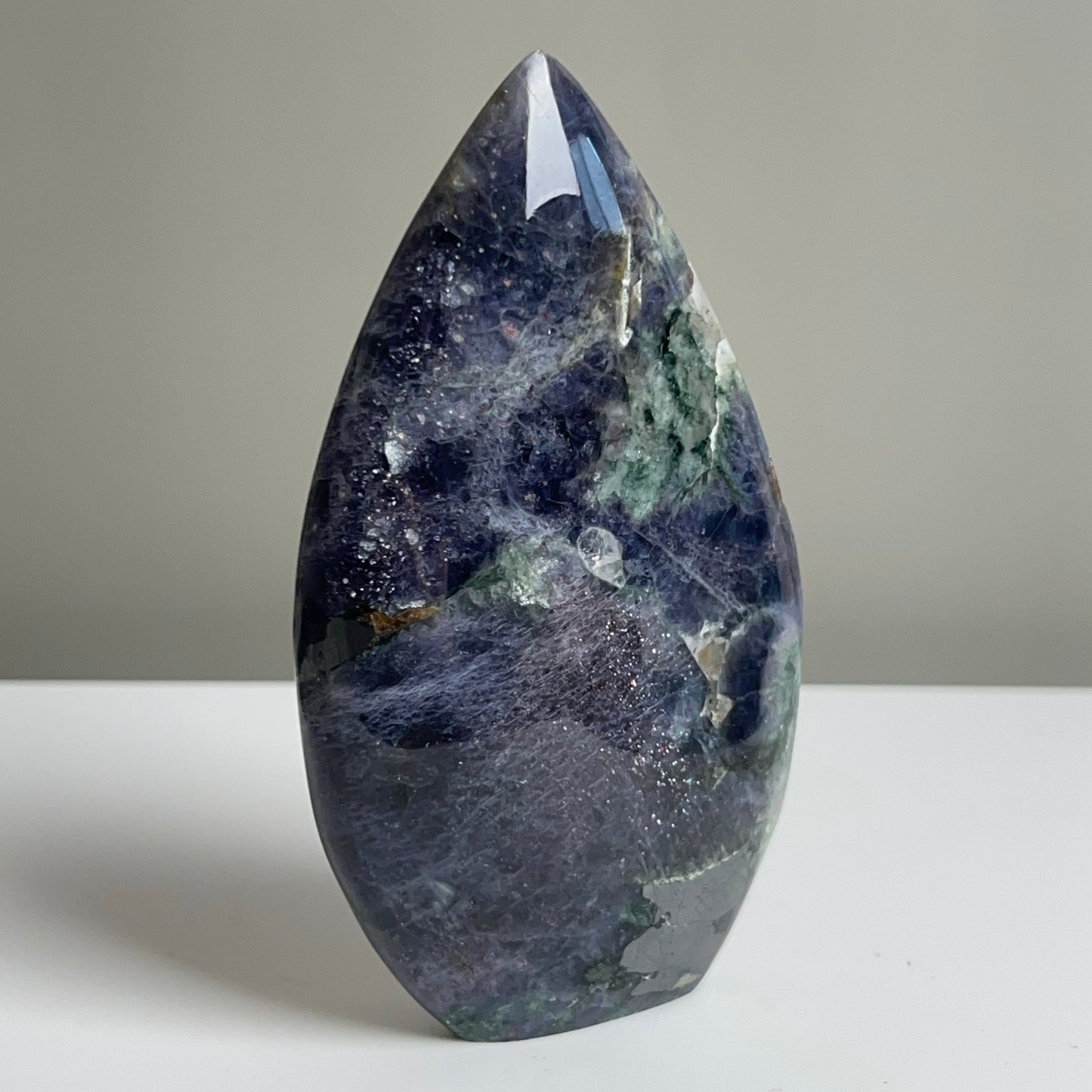 Iolite & Sunstone Freeform | Blood Iolite Crystal Freeform