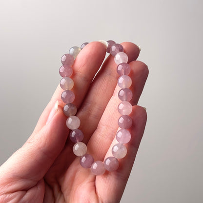 Rose Quartz Bracelet | Crystal Stretch Bracelet
