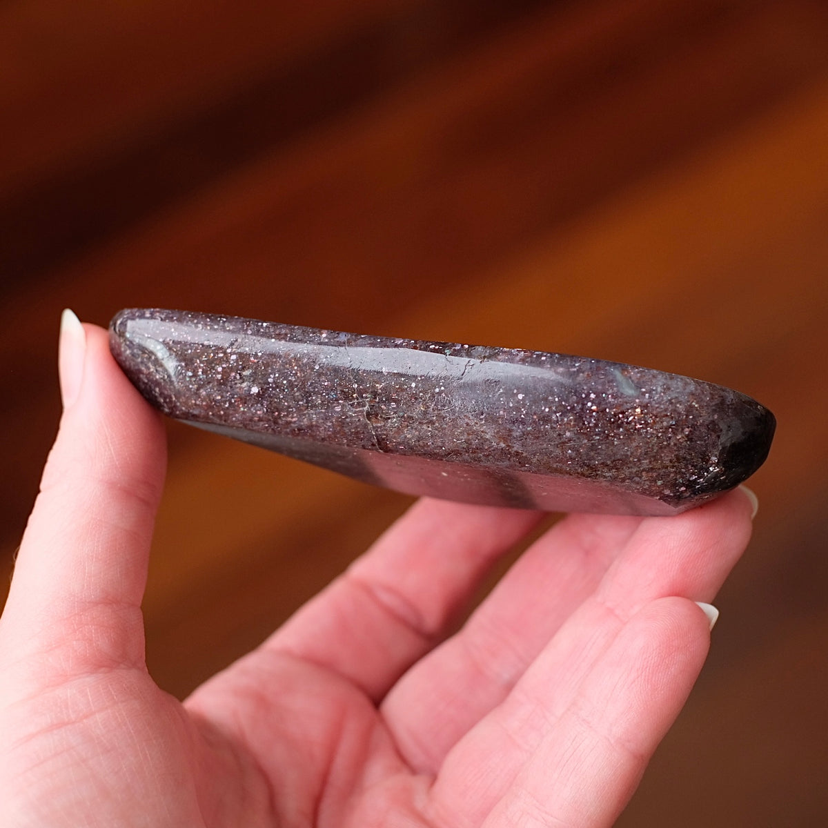 Bloodshot Iolite Bowl | Sunstone & Iolite Crystal Dish