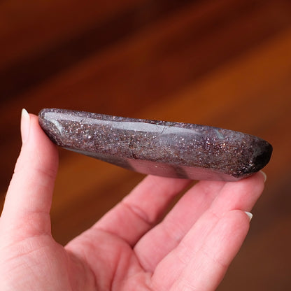 Bloodshot Iolite Bowl | Sunstone & Iolite Crystal Dish