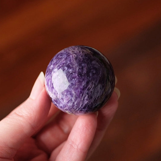 Purple Charoite Sphere | Charoite Crystal Sphere