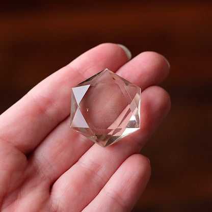 Smokey Quartz Hexagon | Crystal Jewel | Star of David
