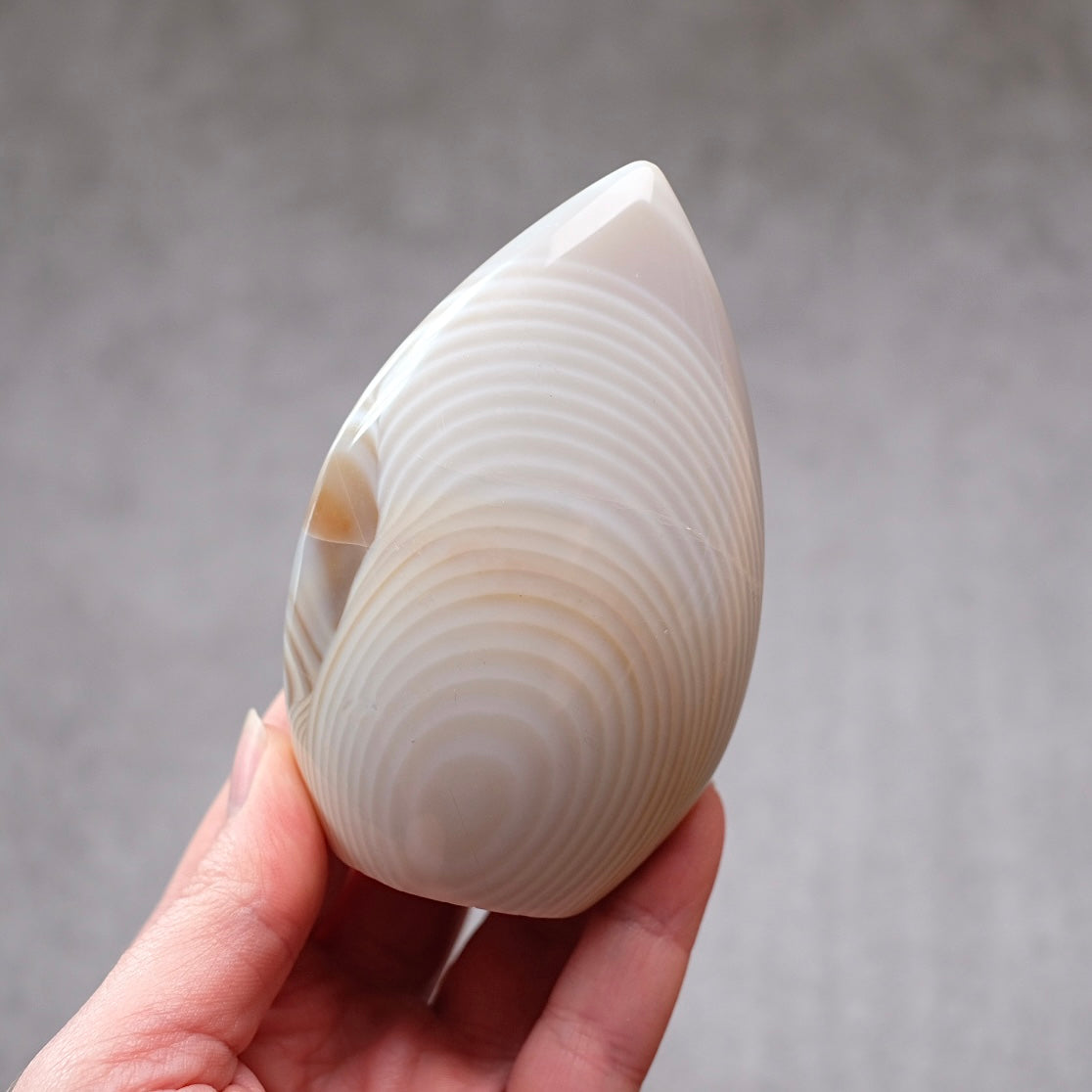 Flint Freeform | Banded Flint Crystal Flame