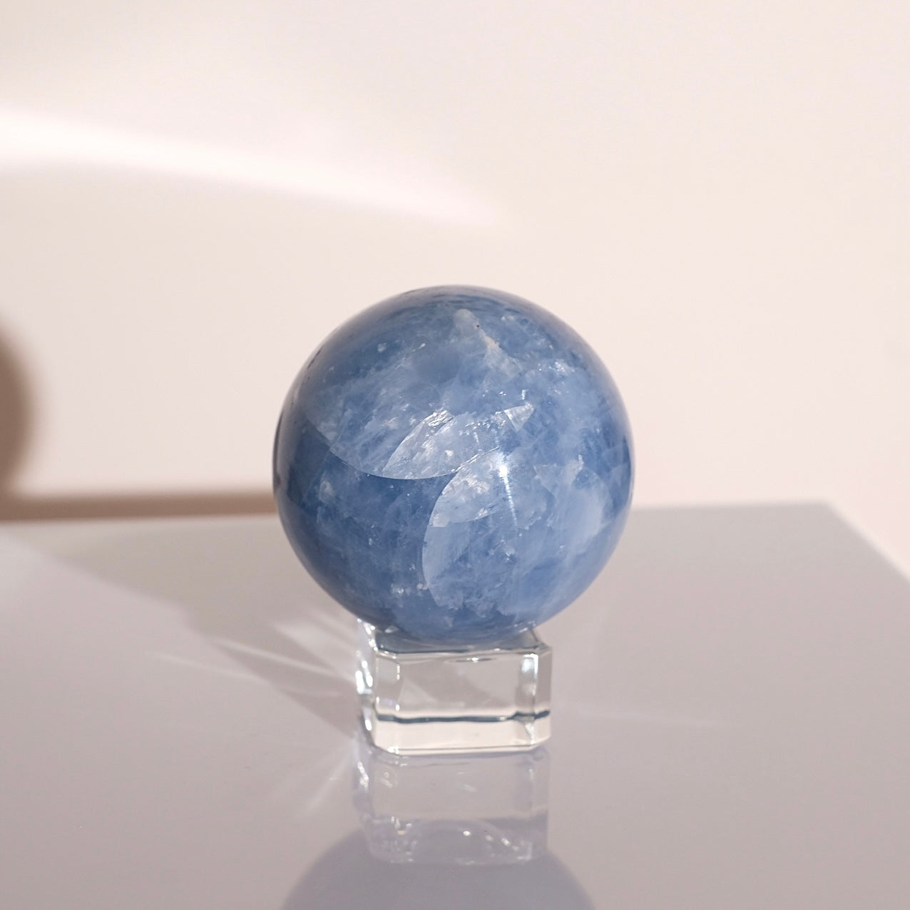 Blue Calcite Sphere | Calcite Crystal Sphere