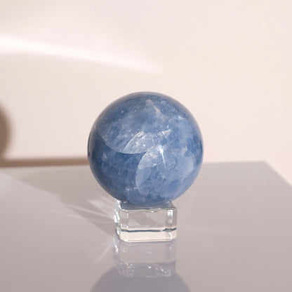Blue Calcite Sphere | Calcite Crystal Sphere