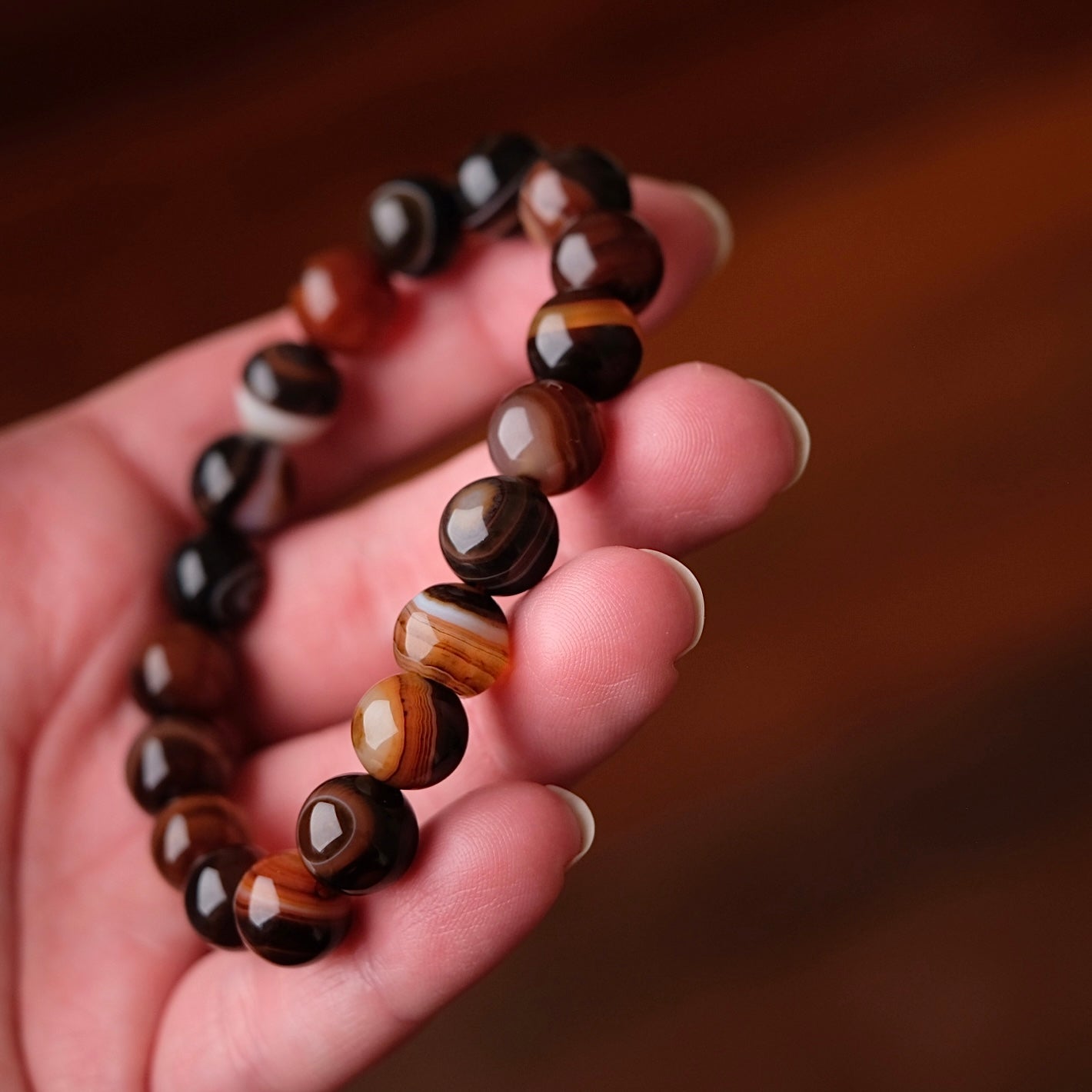 Sardonyx Bracelet | Crystal Stretch Bracelet