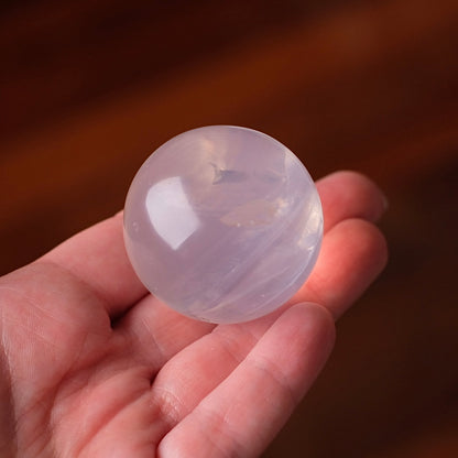 Girasol Rose Quartz Sphere | Mozambique Rose Quartz Crystal Sphere