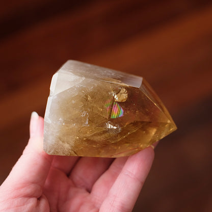 Natural Brazilian Citrine Tower | Honey Citrine Crystal Point