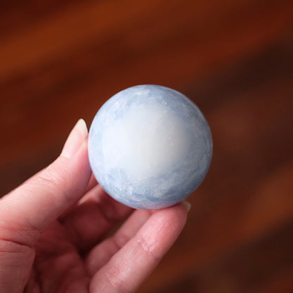 Blue Calcite Sphere | Calcite Crystal Sphere