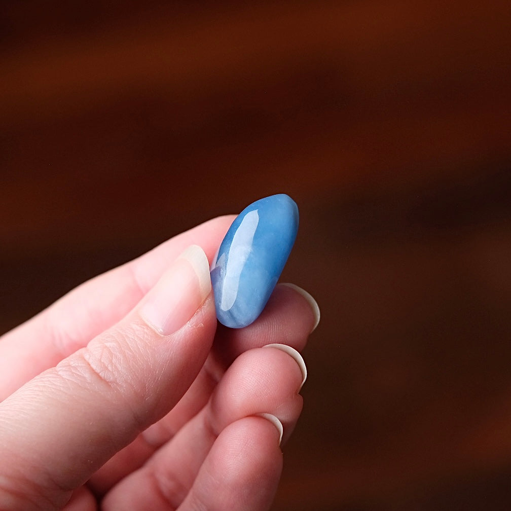 Aquamarine Tumble | Blue Beryl Tumbled Crystal