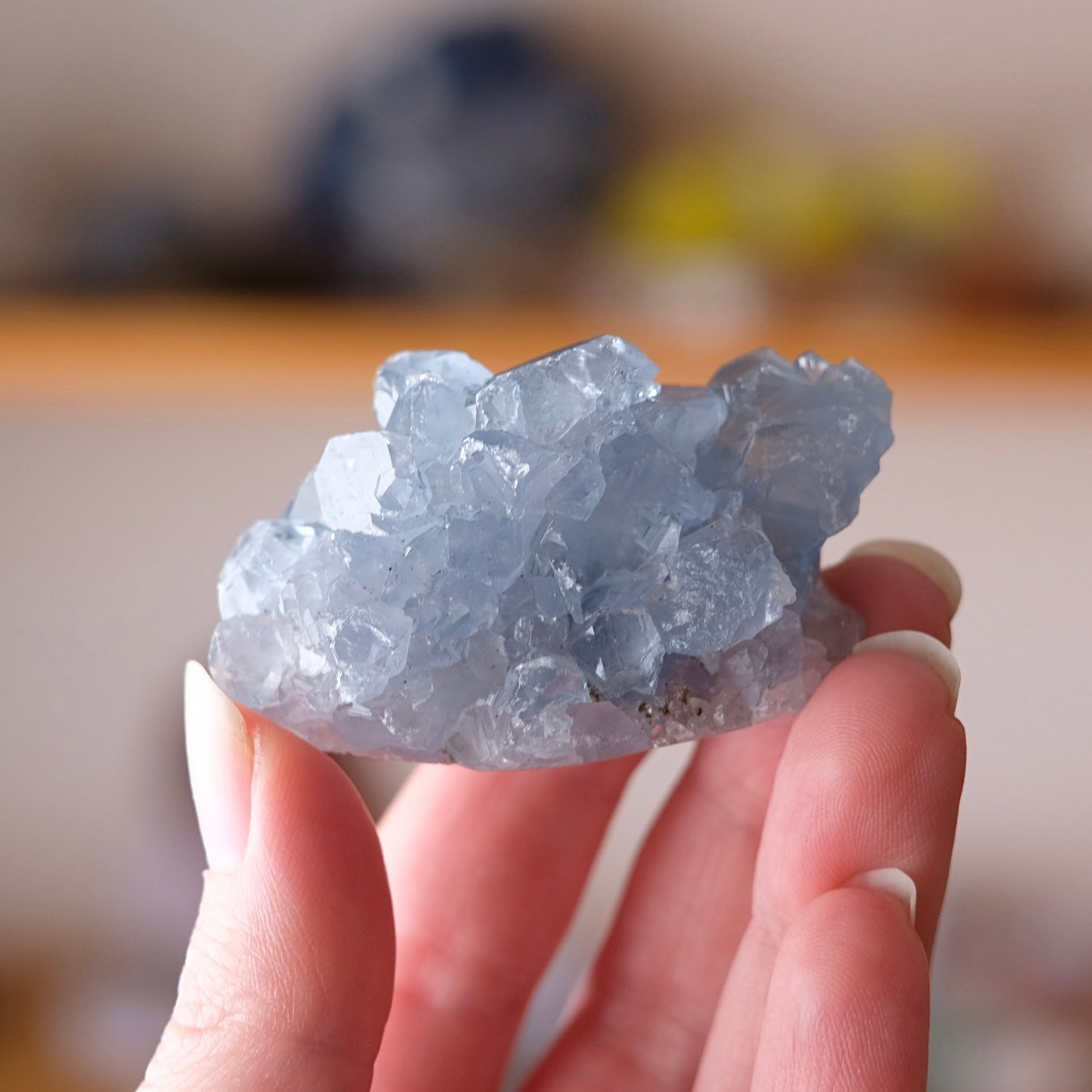 Blue Celestite Cluster | Celestine Crystal Specimen