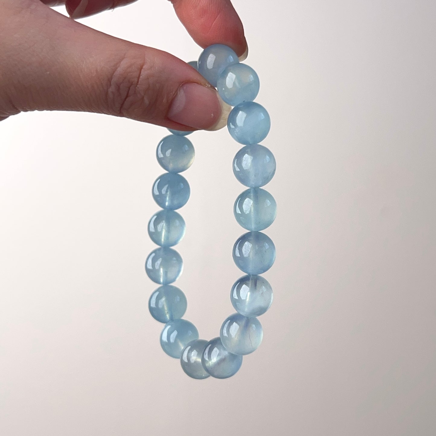 Aquamarine Bracelet | Crystal Stretch Bracelet