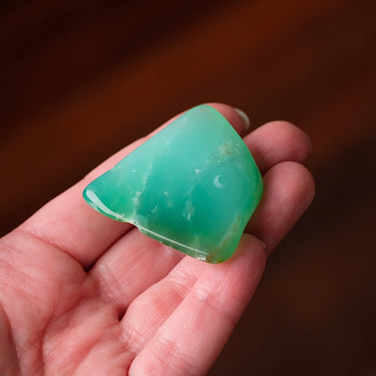 Australian Chrysoprase Freeform | Polished Chrysoprase Crystal